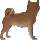 Pacific Giftware Realistic Shiba Inu Dog Figurine Decorative Brown Japanese Dog Breed Statue, Highly Detailed Life-Like Pet Resin Sculpture, Hand-Painted Home and Garden Decor Accent 18" H