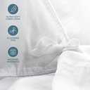 Bare Home Microfiber Duvet Cover Set - Ultra Soft Washed Microfiber - King/California King - Linen-Like Look - Easy Care - Breathable Fabric - Our Softest Duvet Cover Set (King/Cal King, White)