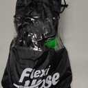 Flexi Hose PLUS with 8 Function Nozzle Expandable Garden Hose, Lightweight & No-Kink Flexible Garden Hose, 3/4 inch Solid Brass Fittings and Double Latex Core, 25 ft Black