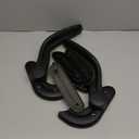 Office Chair Adjustable Armrest Pair with Mount Screws and Comfort Pads, Black Arm Support Replacement for Gaming and Desk Chairs, 13.78 Inch- Style A