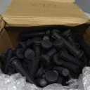 Frienda 150 Pcs Chicken Plucker Fingers for Machine Black Rubber Plucker Fingers Hair Removal Suit 3/4 Inch Holes for Chicken, Duck, Quail, Goose, Poultry Feather Plucking Attachment