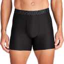 Under Armour Men's Performance Tech Mesh Boxerjock Brief Underwear, 6" Inseam, All-Day Comfort & Ultra-Soft, 3-Pack (XXL)