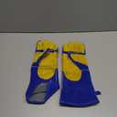 RAPICCA Welding Gloves Fire Heat Resistant: Blue 16IN 932 - Fireproof Leather For Stick Mig Flux-Core Welder Forge Blacksmith Fireplace Wood Stove Fire Pit Grill Oven Furnace Handling Dry Ice