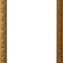 ArtXO A3 Picture Frame Wooden, Display Pictures A4 with Mat or A3 Without Mat, Wall Hanging Photo Frame, Vintage Poster Frame Gold