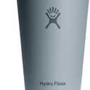 Hydro Flask All Around Tumbler Press-In Lid, Insulated Travel Mug, Stainless Steel Coffee Cup 16 Oz Shale Gray