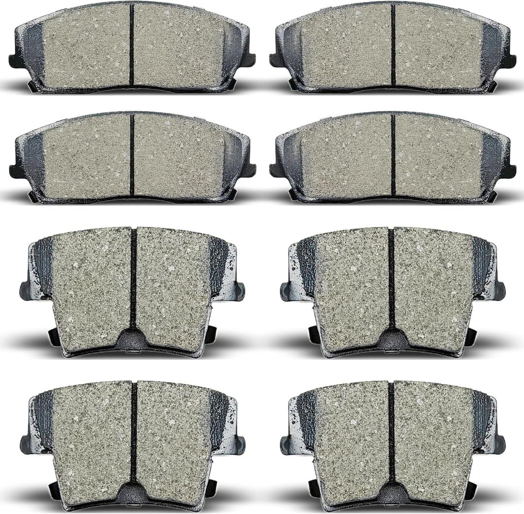 Front Rear Ceramic Brake Pads Compatible with 2005-2020 Chrysler 300,2009-2018 Dodge Challenger,2006-2017 Dodge Charger,2005-2008 Dodge Magnum