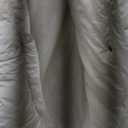 Grlasen Women Long Quilted Coat Winter Hooded Long Sleeve Button Down Puffer Padded Jacket (X-Large, White)