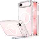 ESR for iPhone 17e Case & iPhone 16e Case with Stash Stand, Compatible with MagSafe, Military-Grade Drop Protection Magnetic Phone Case for iPhone 17e/iPhone 16e, Scratch-Resistant Back Cover,Clear