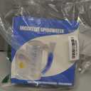 Incentive Spirometer Adult, Breathing Exercise Device for Lungs, Deep Breathing Trainer for Adults - 5000ml Volume Measurement with Flow Rate Indicator (Transparent)