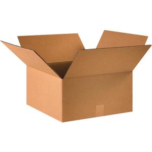 PARTNERS BRAND 16 x 16 x 8 Corrugated Cardboard Boxes, Medium 16"L x 16"W x 8"H, Pack of 25 | Shipping, Packaging, Moving, Storage Box for Home or Business, Strong Wholesale Bulk Boxes