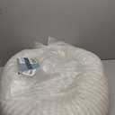 MIXJOY Dog Bed Medium Size Dogs, Washable Medium Dogs Bed with Removable Cover, Cozy Donut Dog Ded Fluffy Plush Faux Fur Pet Bed with Anti-Slip Bottom, 30"x30"x8", White