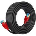 AOPOCKAN TECH Cat 8 Ethernet Cable 20 ft,Heavy Duty High Speed Internet Network Cable,Professional LAN Cable, 26AWG, 2000Mhz 40Gbps with Gold Plated RJ45 Connector, Shielded in Wall,Indoor Outdoor