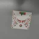 Ceramic Peacock Ornament - Round Hanging Decor for Christmas Tree - Gifts for Peacock Lovers