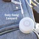 Yogasleep Travel Mini Portable White Noise Sound Machine, 6 Soothing Sounds, Volume Control, Dimmable Night Light, Sleep Therapy for Adults & Baby, USB Rechargeable, Lanyard Included