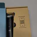 Philips Norelco Body Groomer 5000 Series, Intimate Hair Trimmer & Shaver for Men with Dual 100% Showerproof Full Body Shave & Trim Heads and Two Bi-Directional Body Hair Combs, BG5495/50 (Black)