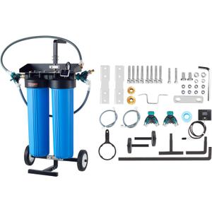 VEVOR Deionized Water System for Car Wash, Premium Water Deionizer for Car Washing with Integrated TDS Meter, Spotless Water Spot Remover Filter with Dual Outlet Mode, Fit for Cars/RVs/Motorcycles