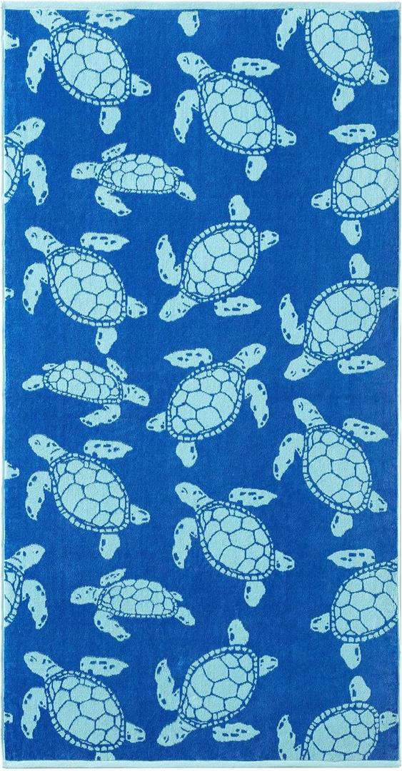 Tommy Bahama - Oversized Beach Towel Set, 2 Pack Cotton Velour Towels