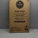 Regalo Safety 29-38.5" Baby Gate for Doorways & Bottom of Stairs, Pressure Mounted Baby Gate with Door for Babies, Toddlers & Pets, Tested & Safe for 30 Years, American Designed, American Owned, White