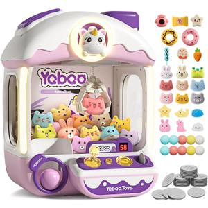 Large Claw Machine for Kids Unicorns, Vending Machine Toys for Girls 5 6 7 8 Year Old, Candy and Prize Electronic Dispenser Game Ages 5-7 6-8, Birthday Gift for 3 4 5 6 Year Old