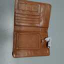 Passport Holder with Airtag Slot and Cards Cash Air Ticket Pocket, Passport Book Cover Case Travel Essentials Brown