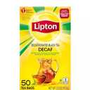 Lipton Black Tea Bags, Decaffeinated, 50 Count, BBD 03/06/2026