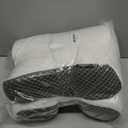 Cervical Neck Pillow for Pain Relief, Contour Memory Foam Pillows Ergonomic Pillow for Sleeping Bed Pillow Neck Support with Cooling Pillowcase Orthopedic Pillow for Side Back Sleepers (Light Grey)