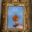 Taotenish Resin Photo Frame Crown Decorative Picture Photo Frame Gift for Friend and Family - Rectangle 7 Inch