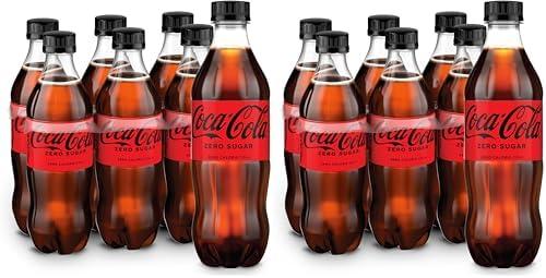 Coke Zero Sugar Diet Soda Soft Drink, 16.9 fl oz, 12 Pack, BB: Dec 29/25
