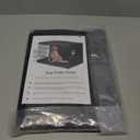 Dog Crate Cover 42 Inch - Waterproof Kennel Cover with Top Window, 600D Oxford Fabric Dog Cage Cover Fit for Most Double Door Wire Crate, Unique Drinking Hole Design, Black (Cover Only) (42"(L)x28" (W)x 30"(H), Black)