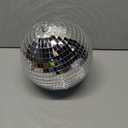 Alytimes Mirror Disco Ball - 8-Inch Cool and Fun Silver Hanging Party Disco Ball Big Party Decorations, Party Design