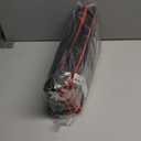 ZOBER Gift Wrapping Paper Organizer Storage - 40" Gift Wrap Storage Containers with Interior Pockets for Bows, Tags & Ribbons - Wrapping Paper Holder, 600D Oxford, Fits 24 Standard Rolls, Black/Red