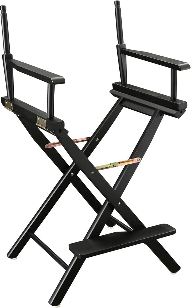 Casual Home 24-Inch Director Chair, Black Frame