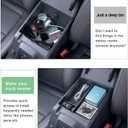 TOPINSTALL New Blue Tray Compatible with 2021-2024 Ford Bronco & 2025+ Bronco 2-Door & 2025+ 4-Door Manual Transmission, Full Size Bronco Organizer (Not for Sport Model & 25 4 Doors AT)