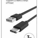 Cell Candy® Charge & Sync Cable for USB C - Black