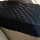 it's us Center Console Armrest Cover for Ford F150 (20152024) 40/20/40 Jump Seat, Fits F250 F350 F450 20172025, Waterproof Synthetic Leather Console Lid Protector, Black