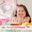 UPROMI Birthday Gifts for 3-12 Year Old Girl Unicorn Bracelet, Christmas Gifts for Daughter/Granddaughter/Niece