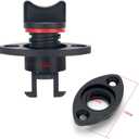 6pcs Boat Drain Plug Transom Drain Plug Kayak Scupper Plugs Thread Bung for Kayak Canoe and Boat