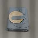 Baby Swaddle Receiving Blankets with Matching Beanie Set Newborn Nursery Swaddle Wrap for Baby Girls and Boys (Blue)