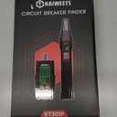 KAIWEETS Circuit Breaker Finder with LCD Display, GFCI Outlet Tester, Electrical Circuit Tracer Tool with NCV Test & Flashlight, Includes Carrying Case and Adapters- KT301P