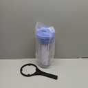 Culligan HF-360A Standard Duty 3/4" Inlet/Outlet Whole House Filtration System, Clear (0.75 Inch)