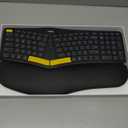 Nulea Wireless Ergonomic Keyboard, Split Keyboard with Wrist Rest, USB-C Charging, 7-Color Backlight, Natural Typing, Bluetooth and USB Connectivity, Compatible with Windows/Mac
