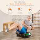 Lifepro Rumblex 4D Curved Vibration Plate Exercise Machine Triple Motor Vibrating Platform Machine with 7 Modes & 60 Speeds Full Body Vibration Plate for Lymphatic Drainage & at Home Workout