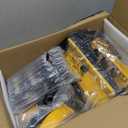 Electric Snow Shovel, 21000RPM Cordless Snow Blower, 13" Snow Blower with 2 Powered 24V Batteries, Lightweight for Easy Snow Removal on Steps,Patio,Driveway,Home,Yellow