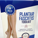 Fittest Pro Plantar Fasciitis Toolkit 14 Piece Complete Kit New Open Box Size Large