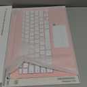 Keyboard for Surface Pro 11/10/9/8/X (13inch), Portable Slim Type Cover for Surface Pro, Wireless Bluetooth Keyboard with Touchpad, Backlits,Built in Pencil Holder,Pink