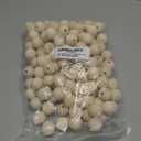 150pcs 25MM Wood Beads Natural Unfinished Round Wooden Loose Beads Wood Spacer Beads for Craft Making Decorations and DIY Crafts
