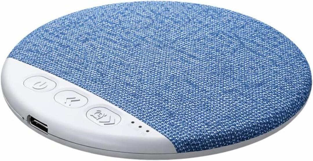Bluetooth Pillow Speaker for Sleeping, Mini Portable Under Pillow Speaker with White Noise Timer Wireless Sleep Aid with Stereo Bass Private Sleep Headphones, Privacy & Meditation