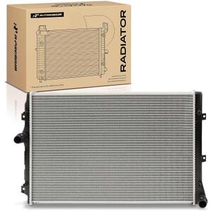 A-Premium Engine Coolant Radiator Assembly Compatible with Volkswagen Passat 2012 2013 2014 2.0L