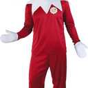 Fun World Men's Elf on The Shelf Adult Costume, Large (Red)