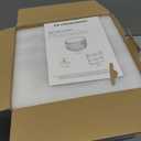 Ice Cream Maker Attachment for KitchenAid Stand Mixer, Ice Cream Bowl Compatible with 4.5Qt and Larger Stand Mixers, Ice Cream & Sorbet Gelato Maker Attachment, 2 Quart, White